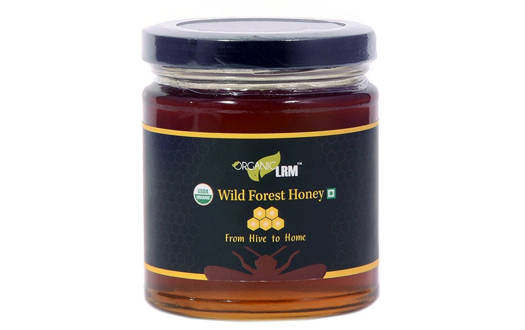 Organic LRM Wild Forest Honey    Glass Jar  225 grams